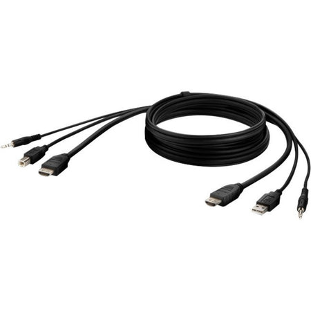 Belkin HDMI High Retention + USB A/B + Audio Passive Combo KVM Cable - F1DN1CCBL-HH10T