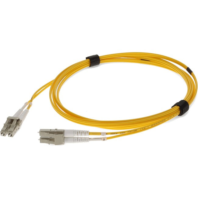 AddOn Fiber Optic Duplex Patch Network Cable - ADD-LC-LC-10M5OM4-YW