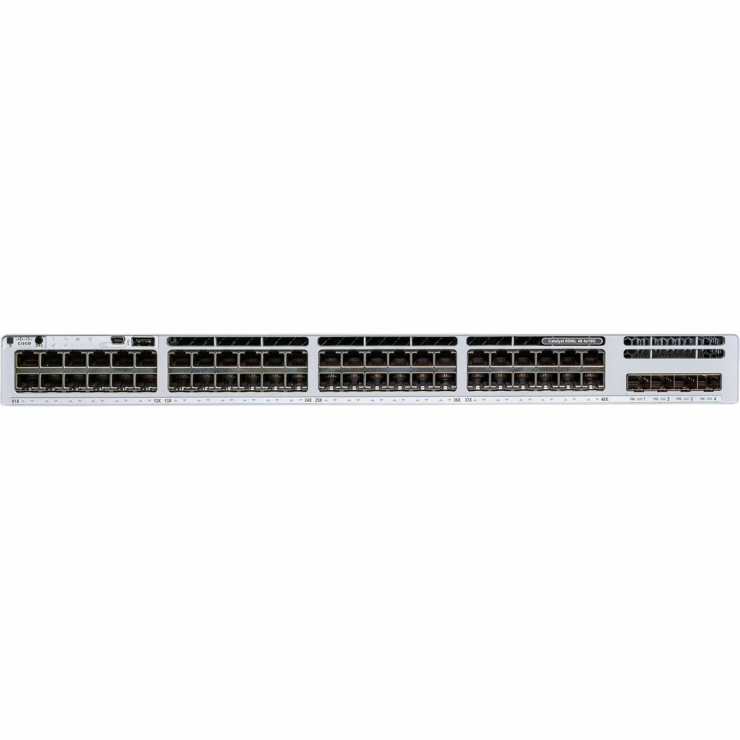 Cisco Catalyst 9300L-48P-4X Switch - C9300L-48T-4X-1E