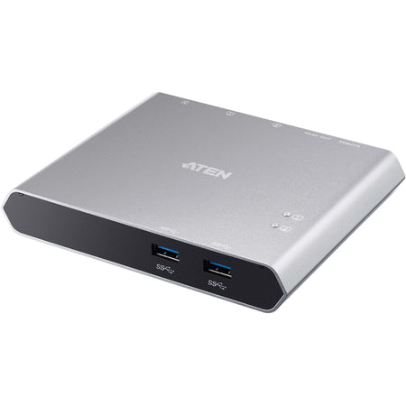 Aten 2-Port USB-C Gen 1 Dock KVM Switch with Power Pass-through - US3310