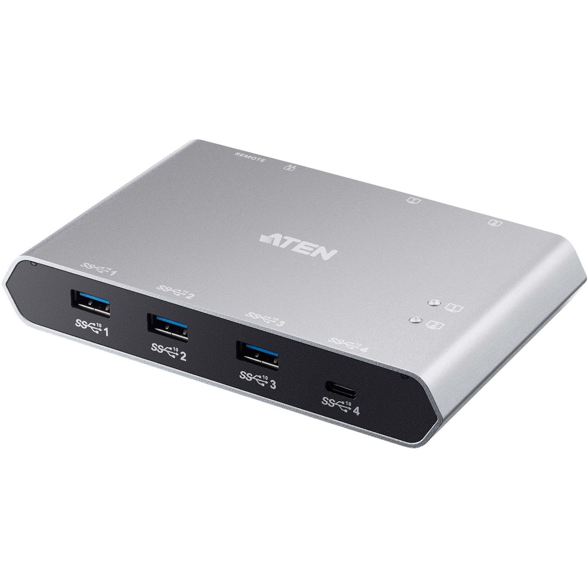 ATEN 2-Port USB-C Gen 2 Sharing Switch with Power Pass-through - US3342