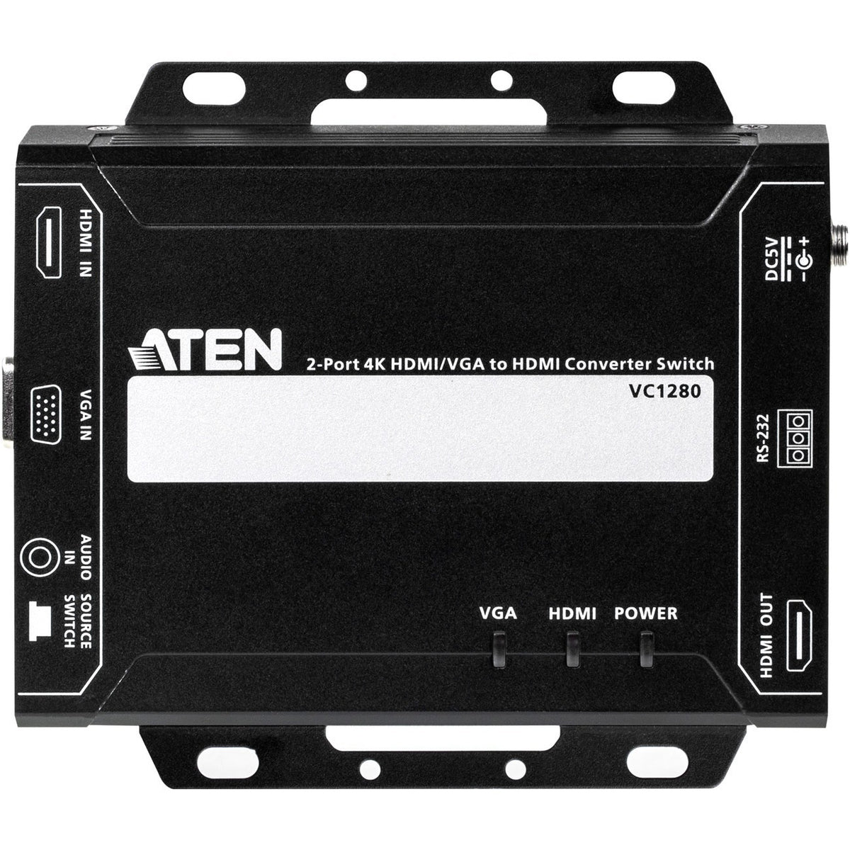 ATEN VC1280 2-Port 4K HDMI/VGA to HDMI Converter Switch - VC1280