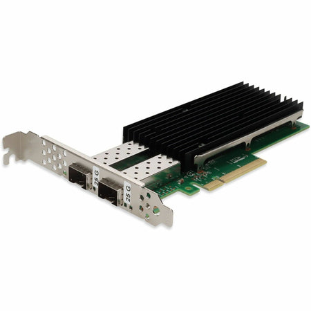 AddOn 25Gbs Dual Open SFP28 Port PCIe 3.0 x8 Network Interface Card w/PXE boot - ADD-PCIE3-2SFP28