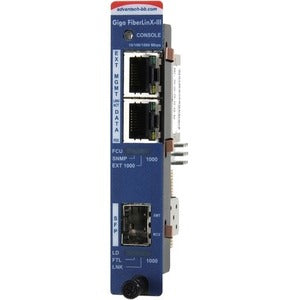 Advantech Slide-In Modular Media Converter 10/100/1000Mbps Managed Fiber Series - IMC-782-SFP