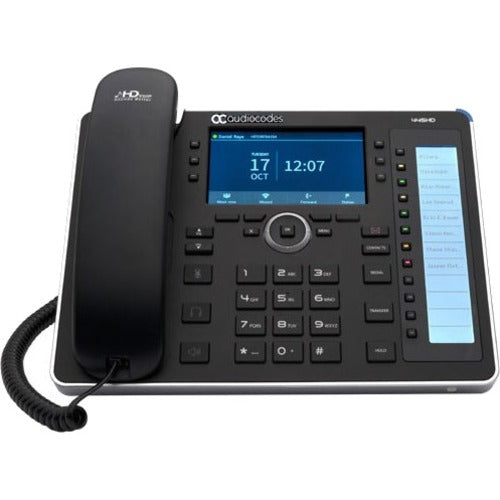 AudioCodes 445HD IP Phone - Corded - Corded - Black - IP445HDEG