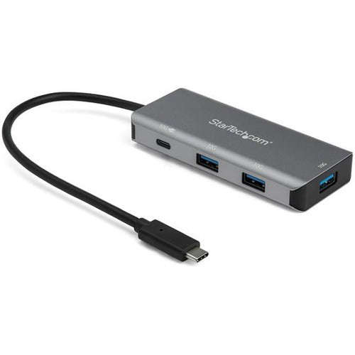 StarTech.com 4 Port USB C Hub to 3x USB-A 1x USB-C - 10Gbps USB 3.2 Gen 2 Type C Hub - 100W Power Delivery Passthrough Charging - Portable - HB31C3A1CPD3