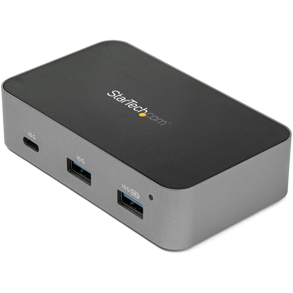 StarTech.com 4-Port USB C Hub - USB 3.2 Gen 2 (10 Gbps) - 3x USB-A & 1x USB-C - Powered - Universal Adapter Included - HB31C3A1CS