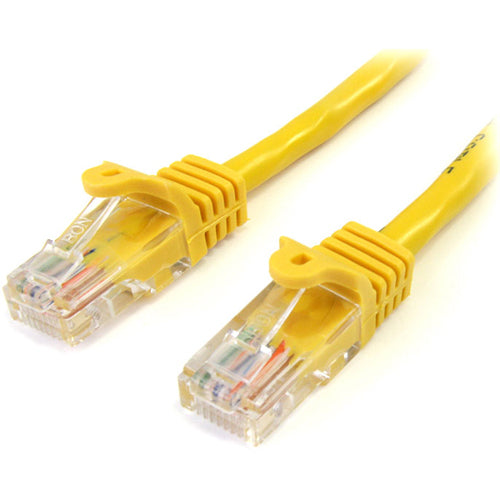 StarTech.com 15 ft Yellow Snagless Cat5e UTP Patch Cable - 45PATCH15YL