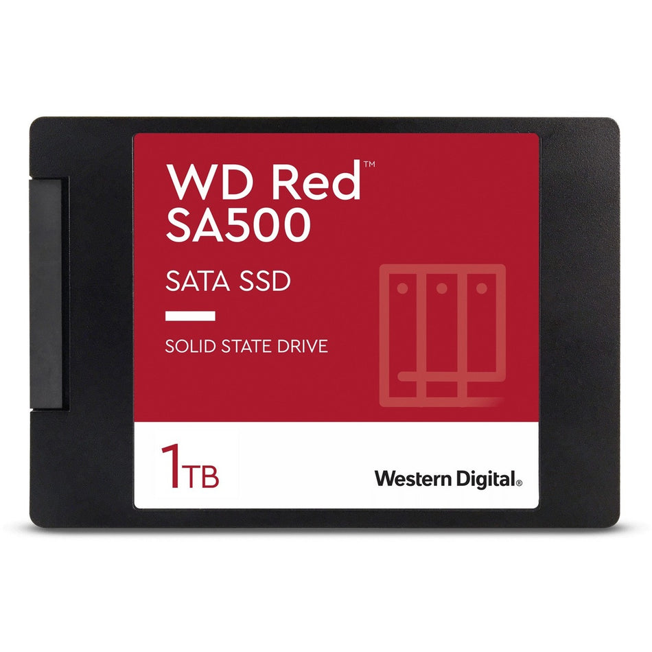 Western Digital Red WDS100T1R0A 1 TB Solid State Drive - 2.5" Internal - SATA (SATA/600) - WDS100T1R0A