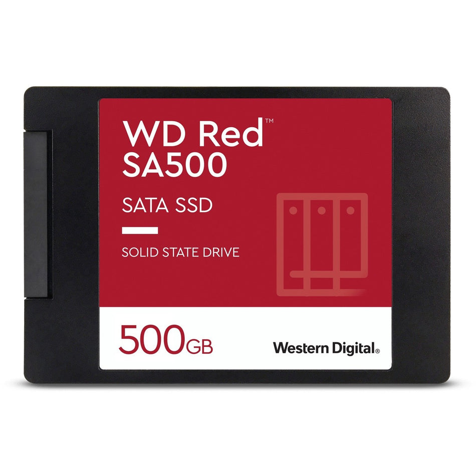 Western Digital Red WDS500G1R0A 500 GB Solid State Drive - 2.5" Internal - SATA (SATA/600) - WDS500G1R0A