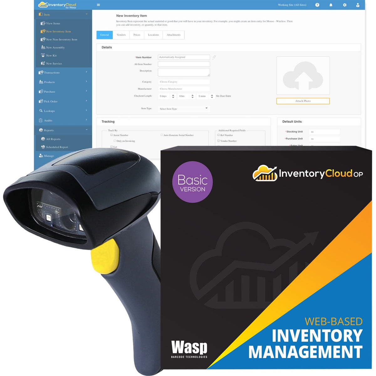 Wasp WWS650 Desktop Barcode Scanner - 633809006395