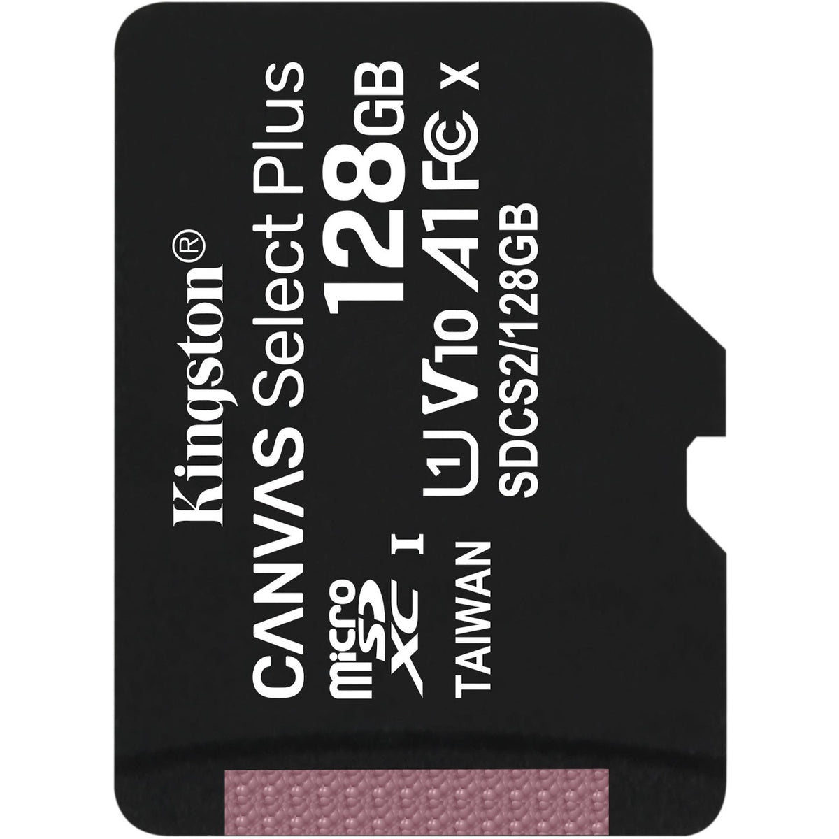 Kingston Canvas Select Plus SDCS2 128 GB Class 10/UHS-I (U1) microSDXC - 1 Pack - SDCS2/128GBSP