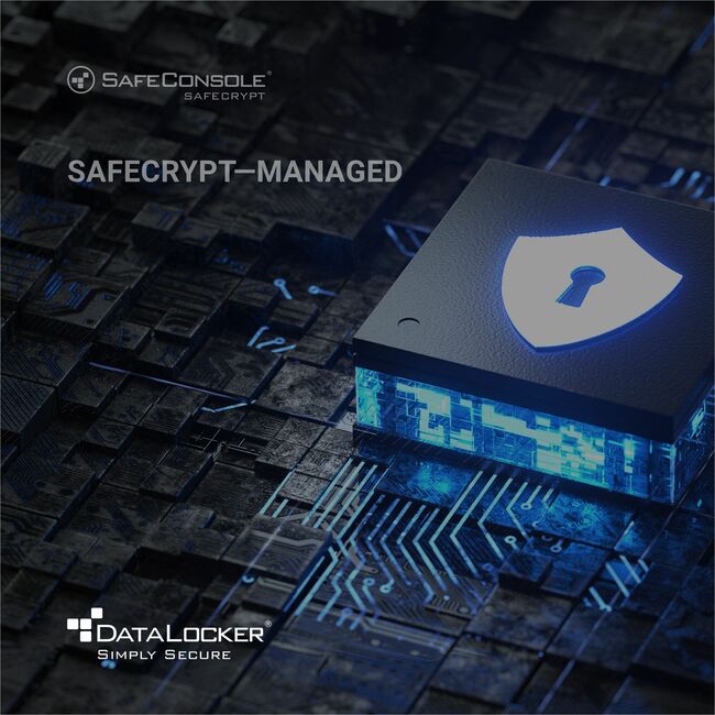 DataLocker SafeCrypt Encrypted Virtual Drive - License - 1 Year - SCM-1