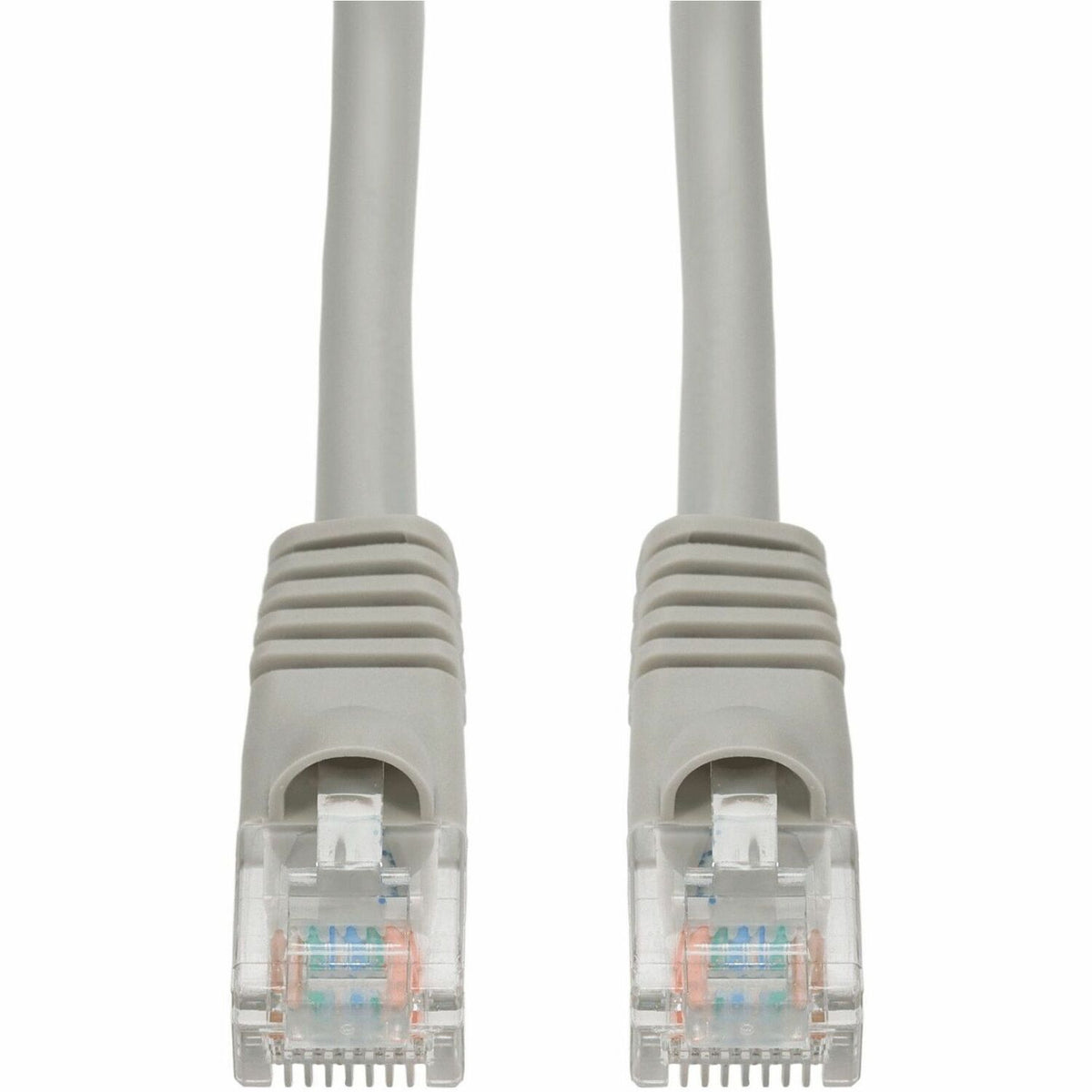 AddOn 30ft Gray CAT 6 PVC Ethernet Cable Snagless Bubble Boot RJ-45 M/M - ADD-30FCAT6-GY