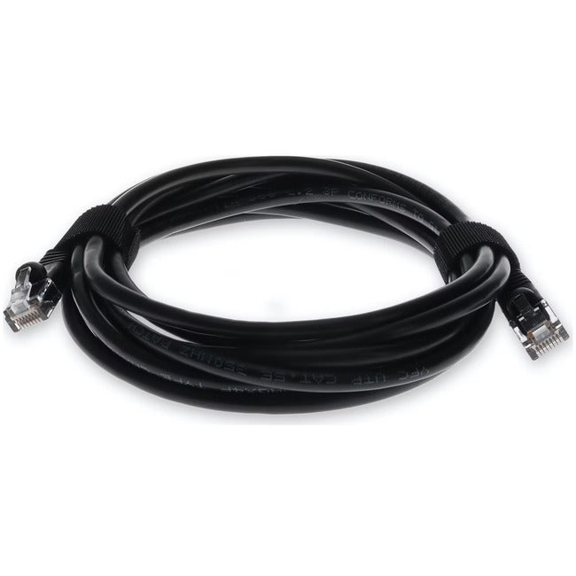 AddOn 6ft RJ-45 (Male) to RJ-45 (Male) Black Cat5e UTP PVC Copper Patch Cable - ADD-6FCAT5E-BK