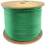 AddOn 1000ft Non-Terminated Green Cat6 STP Plenum Rated Copper Patch Cable - ADD-CAT6BULK1KSP-GN