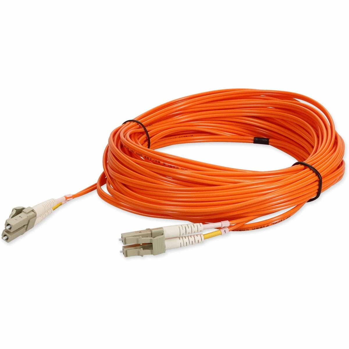 AddOn 15m LC (Male) to LC (Male) Orange OM4 Duplex Fiber OFNR (Riser-Rated) Patch Cable - ADD-LC-LC-15M5OM4-OE