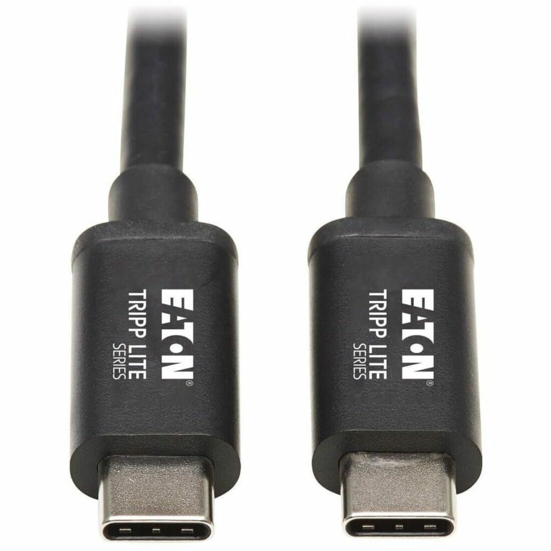 Eaton Tripp Lite Series Thunderbolt 3 Passive Cable (M/M) - 20 Gbps, 5A 100W Power Delivery, 4K/60 Hz, 1M (3.28 ft.), Black - MTB3-01M-5A-B