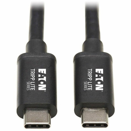 Eaton Tripp Lite Series Thunderbolt 3 Passive Cable (M/M) - 20 Gbps, 5A 100W Power Delivery, 4K/60 Hz, 1M (3.28 ft.), Black - MTB3-01M-5A-B