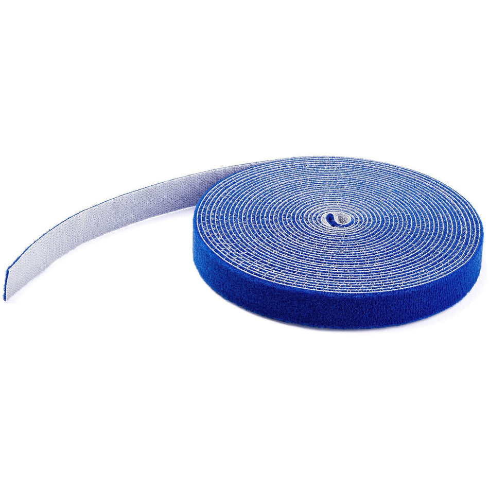 StarTech.com 100ft. Hook and Loop Roll - Blue - Cable Management (HKLP100BL) - HKLP100BL