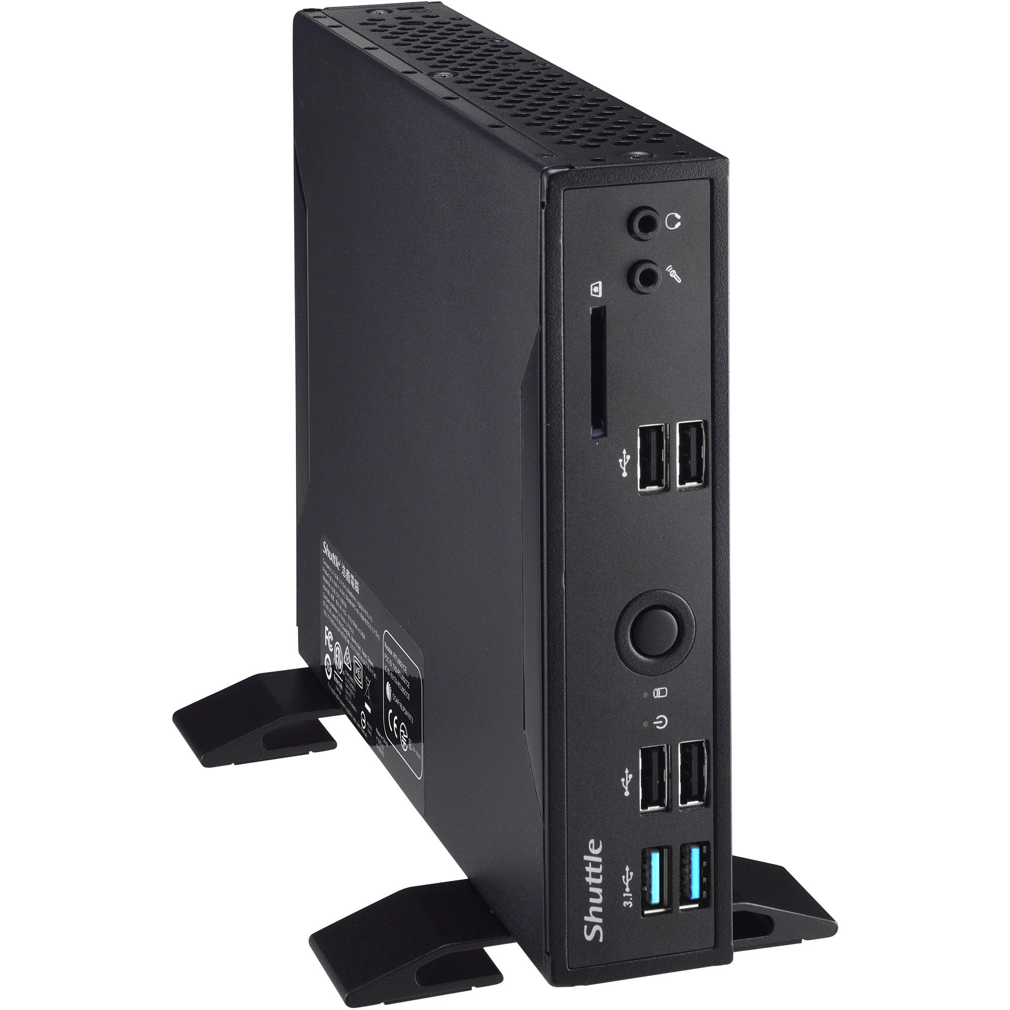 Shuttle XPC slim DS10U Barebone System - Slim PC - Intel Celeron 4205U 1.80 GHz - DS10U