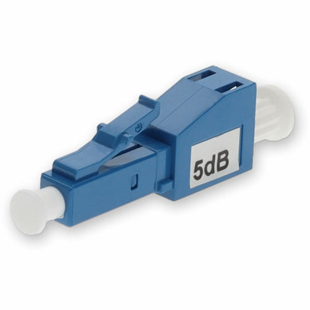 AddOn 5dB fixed LC Male to LC Female OS1 SMF Simplex Fiber Attenuator - ADD-ATTNS-LCPC-5DB