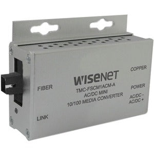 Wisenet TMC-F Transceiver/Media Converter - TMC-FSTS1ACM-A