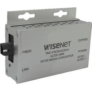 Wisenet TMC-F Transceiver/Media Converter - TMC-FSCM1ACM-A