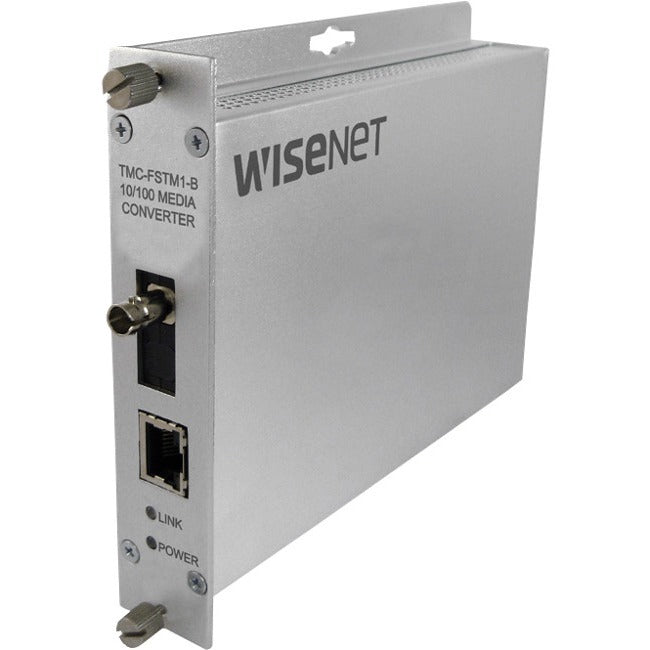 Wisenet TMC-F Transceiver/Media Converter - TMC-FSCS1POEM-A