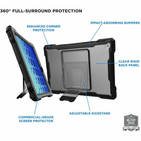 MAXCases Shield Extreme-X for iPad 7/8 10.2" (Red) - AP-SXX-IP7-19-RED