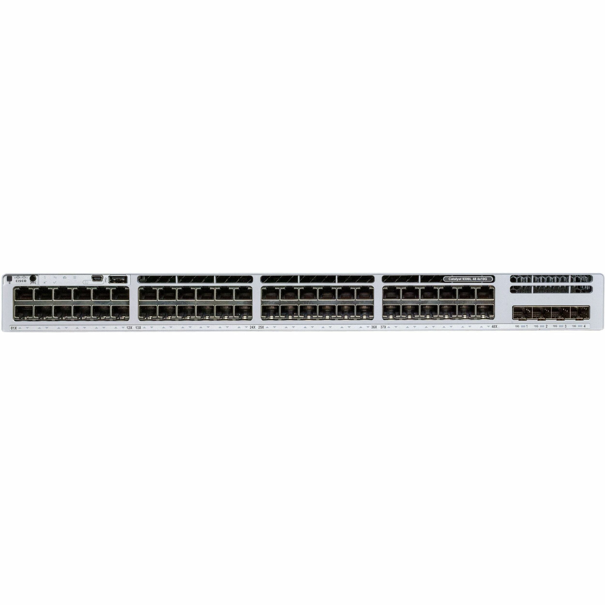 Cisco Catalyst 9300L-48P-4X Switch - C9300L-48T-4X-10E