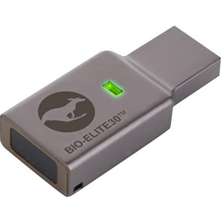 Kanguru Defender Bio-Elite30&trade; Fingerprint Hardware Encrypted USB Flash Drive 32GB - KDBE30-32G