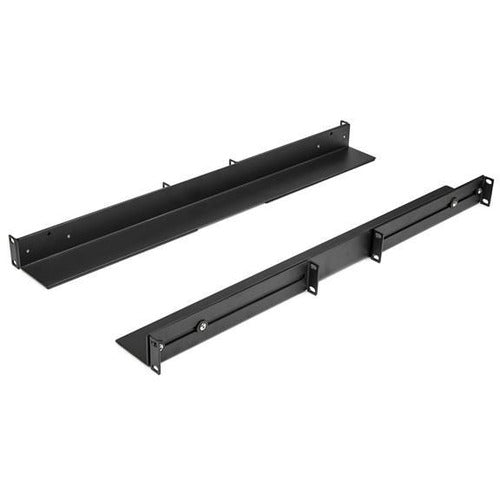 StarTech.com 1U 19" Server Rack Rails 24-36" Adjustable Depth /Universal 4 Post Network/Server/UPS Equipment Mounting Rack Mount Rail Kit - UNIRAILS1UB