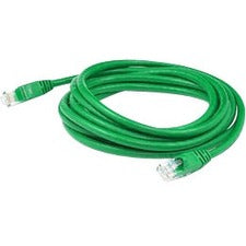 AddOn 20ft RJ-45 (Male) to RJ-45 (Male) Shielded Straight Green Cat6A STP PVC Copper Patch Cable - ADD-20FCAT6AS-GN