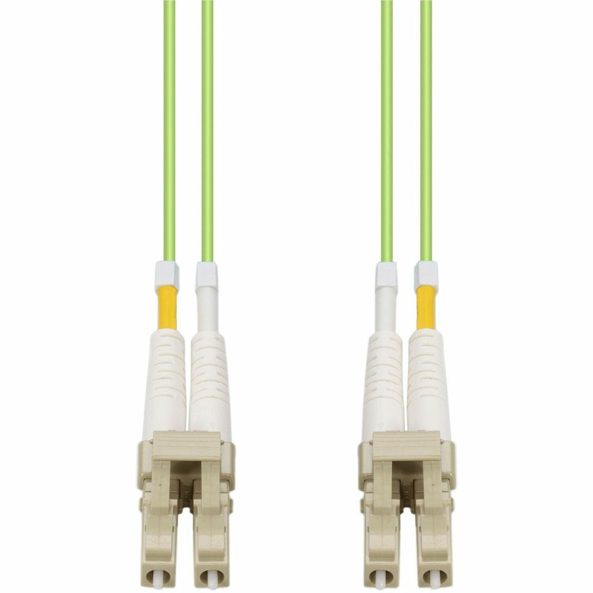 AddOn 10m LC (Male) to LC (Male) Lime Green OM5 Duplex Fiber OFNR (Riser-Rated) Patch Cable - ADD-LC-LC-10M5OM5