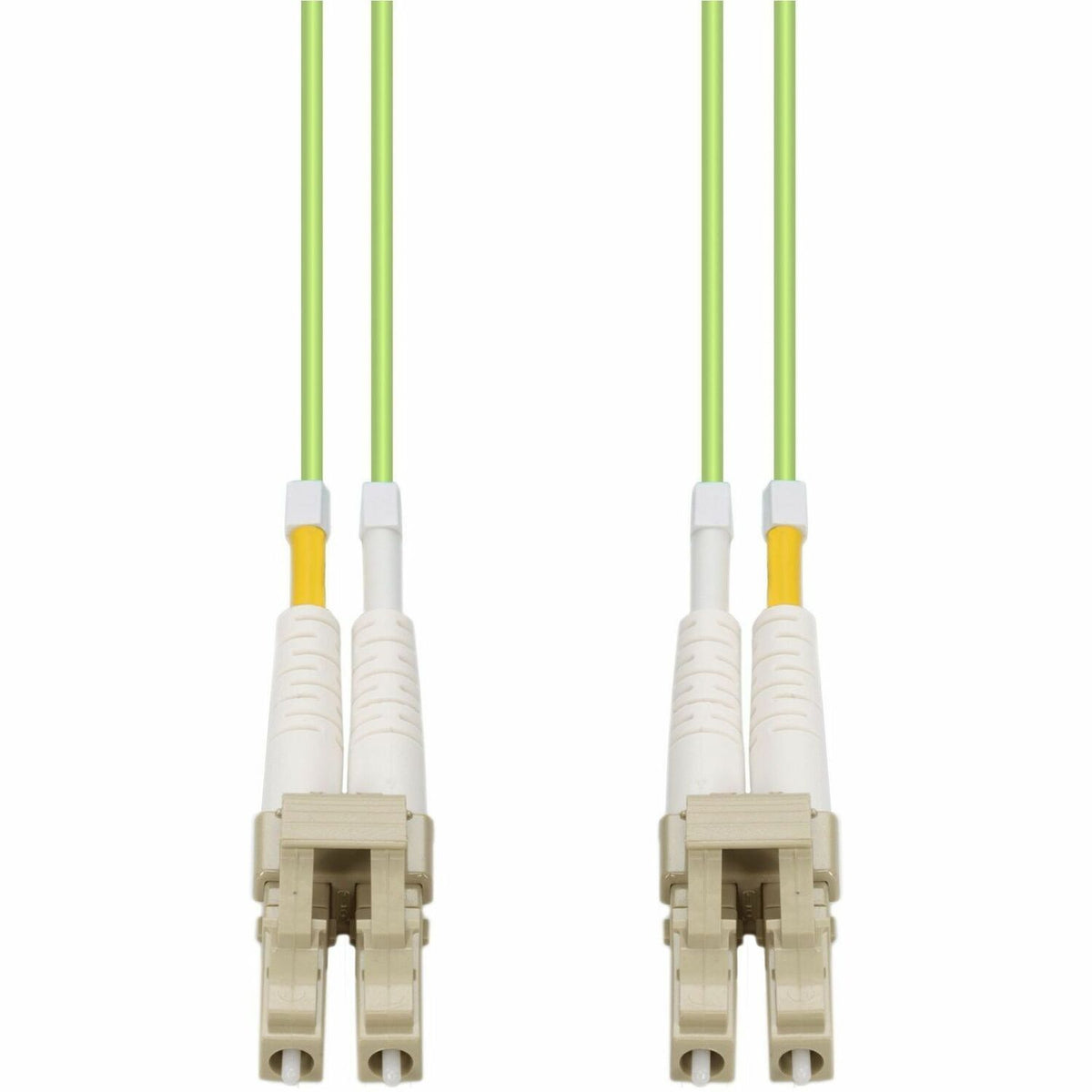 AddOn 10m LC to LC Lime Green OM5 Duplex OFNR (Riser-Rated) Fiber Patch Cable - ADD-LC-LC-10M5OM5