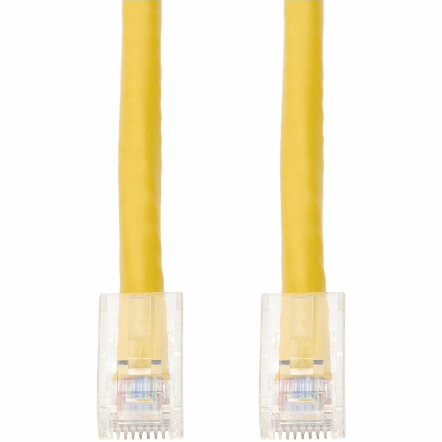 AddOn 4ft Yellow CAT 5E PVC Ethernet Cable Non-Booted RJ-45 M/M - ADD-4FCAT5ENB-YW