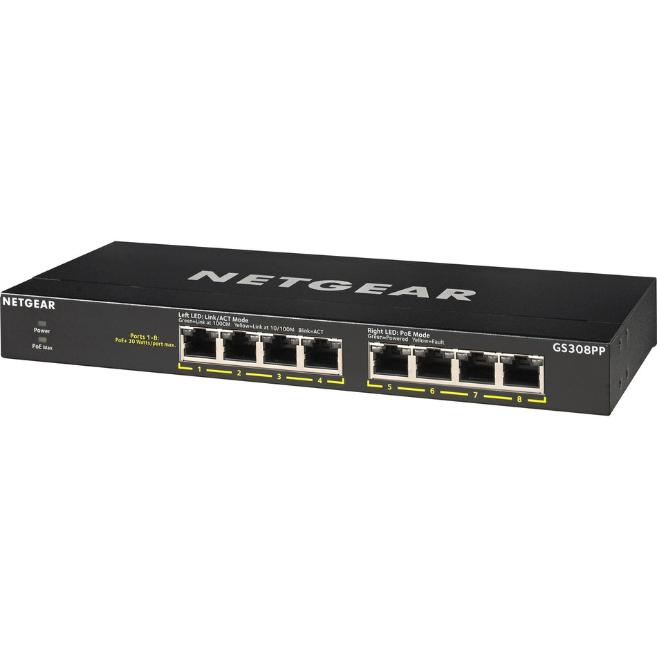 Netgear GS308PP Ethernet Switch - GS308PP-100NAS