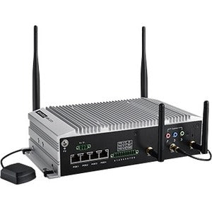 Advantech Outdoor NVR w/4 PoE Ports Intel&reg; Atom E3845 SoC Fanless Box PC - ARK-2121S-S9A2E