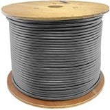 AddOn 1000ft Non-Terminated Gray Cat6A UTP PVC Solid Copper Patch Cable - ADD-CAT6A1KSD-GY