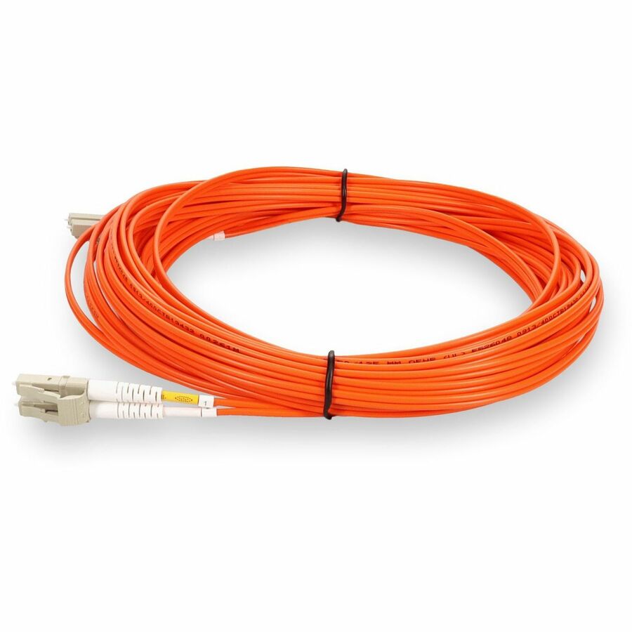 AddOn 4m LC (Male) to LC (Male) Orange OM2 Duplex OFNR (Riser-Rated) Fiber Patch Cable - ADD-LC-LC-4M5OM2