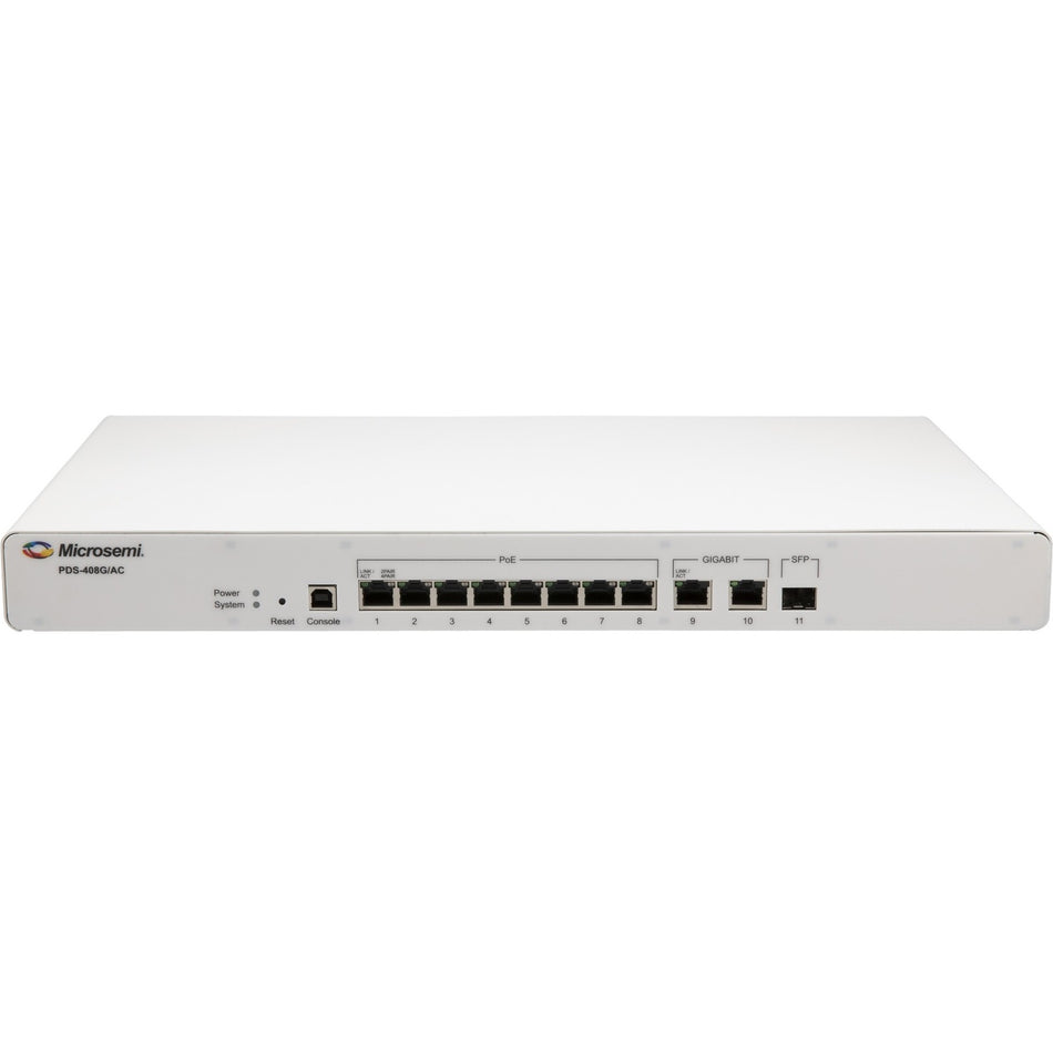 Microchip Digital Ceiling PoE Switch - PDS-408G/AC-US