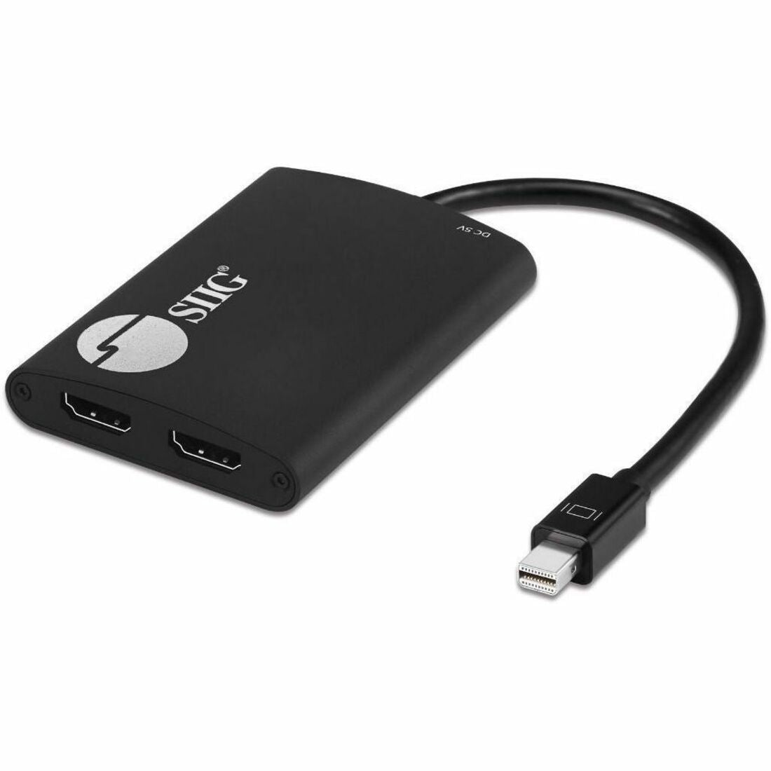 SIIG 4K 2 Ports Mini DisplayPort 1.2 to HDMI MST Splitter - CE-DP0L11-S1