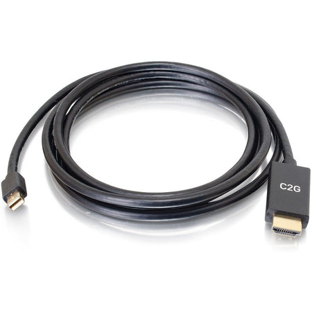 C2G 3ft Mini DisplayPort to HDMI Cable - Mini DP to HDMI Adapter - DisplayPort 1.2a HDMI 1.4b - 4K 30Hz - M/M - 54435