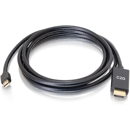 C2G 6ft Mini DisplayPort to HDMI Cable - Mini DP to HDMI Adapter - DisplayPort 1.2a HDMI 1.4b - 4K 30Hz - M/M - 54436