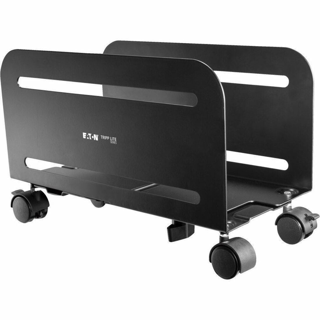 Eaton Tripp Lite Series Mobile CPU Caddy for Computer Towers - Width Adjustable, Locking Casters, Black - DCPU2