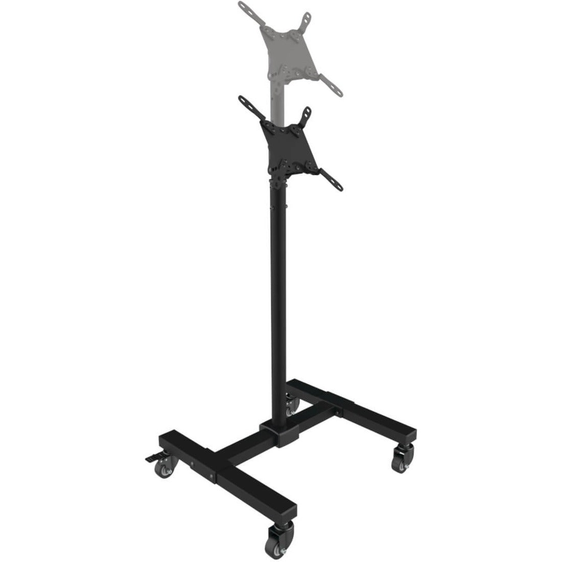 Tripp Lite by Eaton Mobile TV Stand - Height Adjustable 13" to 42" TVs and Monitors Locking Casters Black - DMC1342S