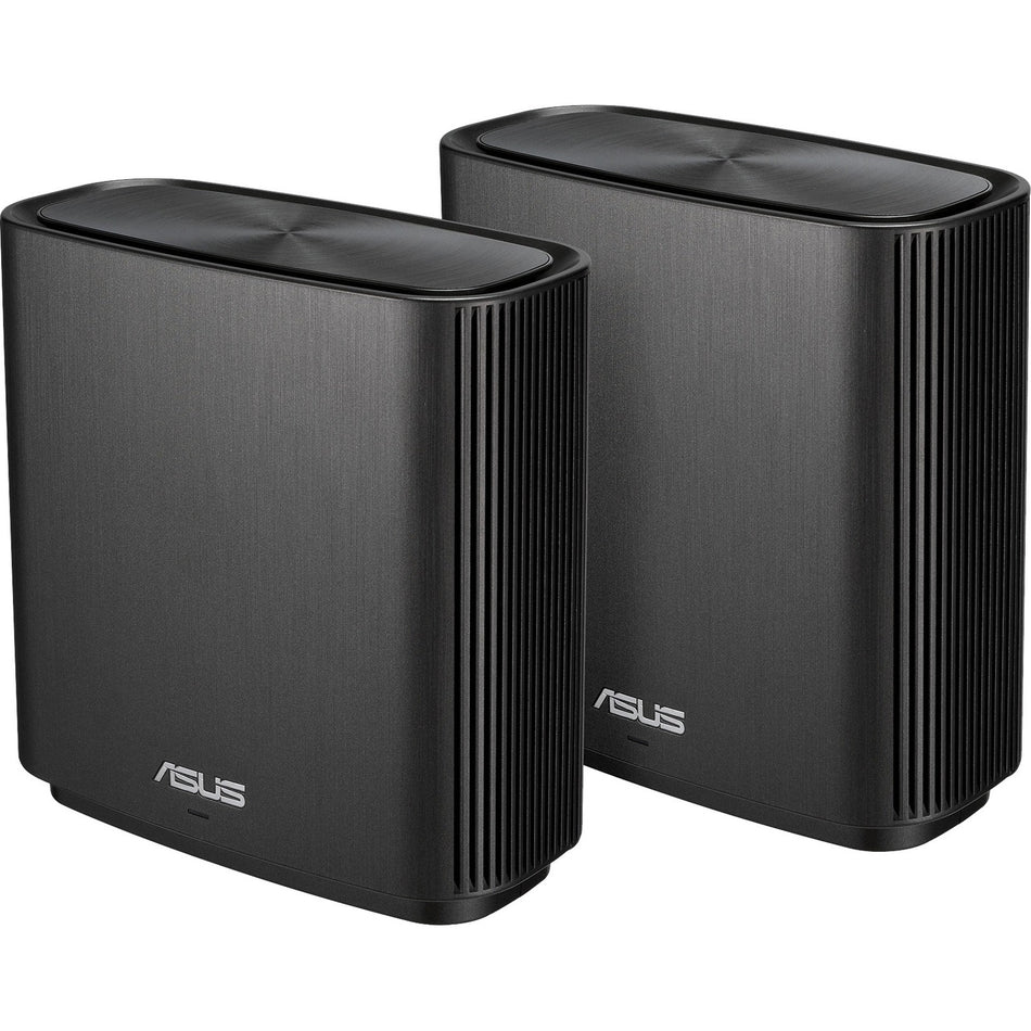 Asus ZenWiFi AC CT8 Wi-Fi 5 IEEE 802.11ac Ethernet Wireless Router - ZENWIFI AC (CT8 2PK) CHARCOAL