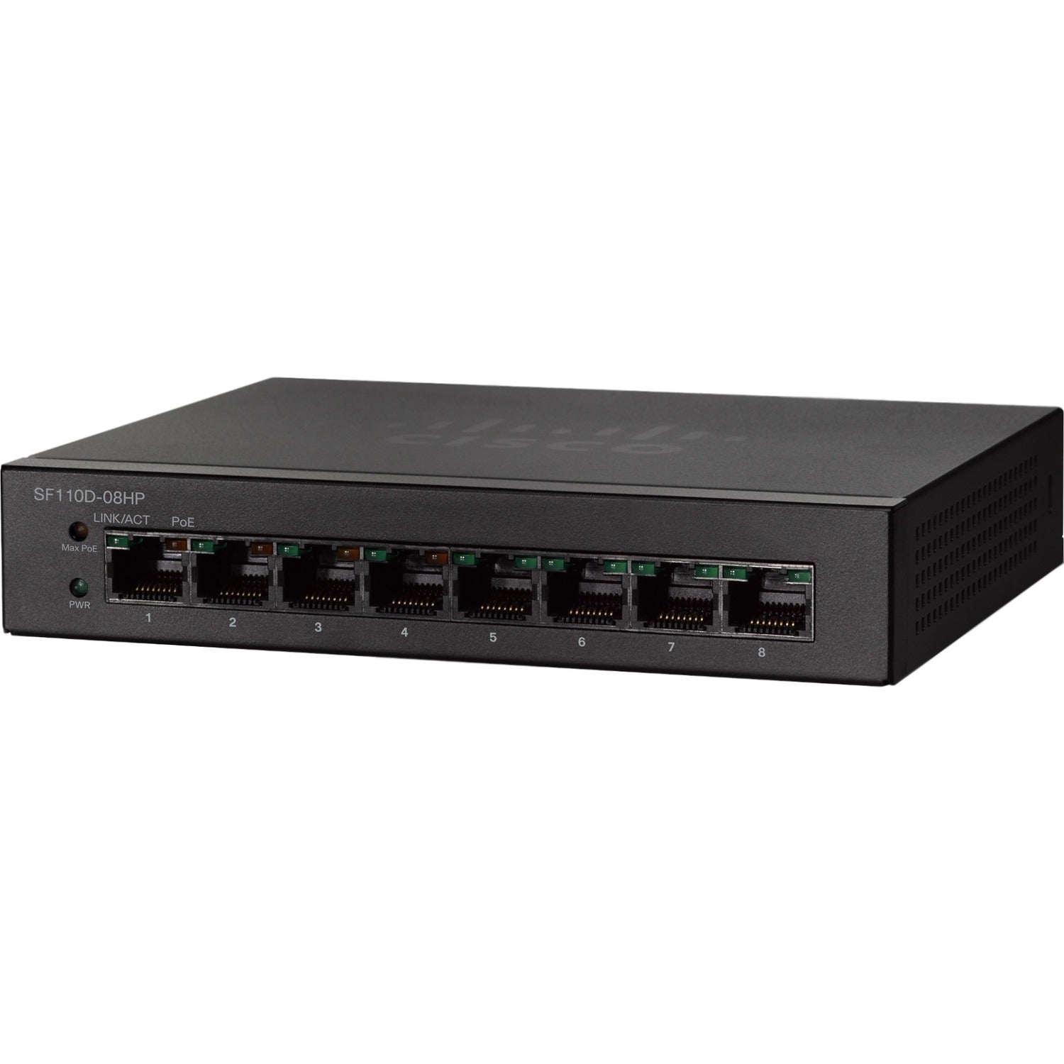 Cisco SF110D-08HP Ethernet Switch - SF110D-08HP-NA-RF