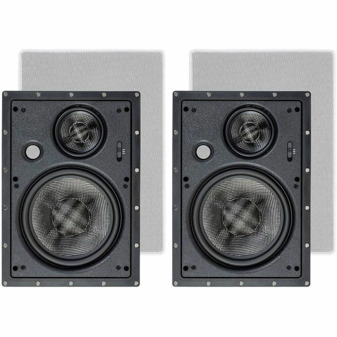 Monoprice Alpha 34200 3-way In-wall Speaker - 100 W RMS - 34200